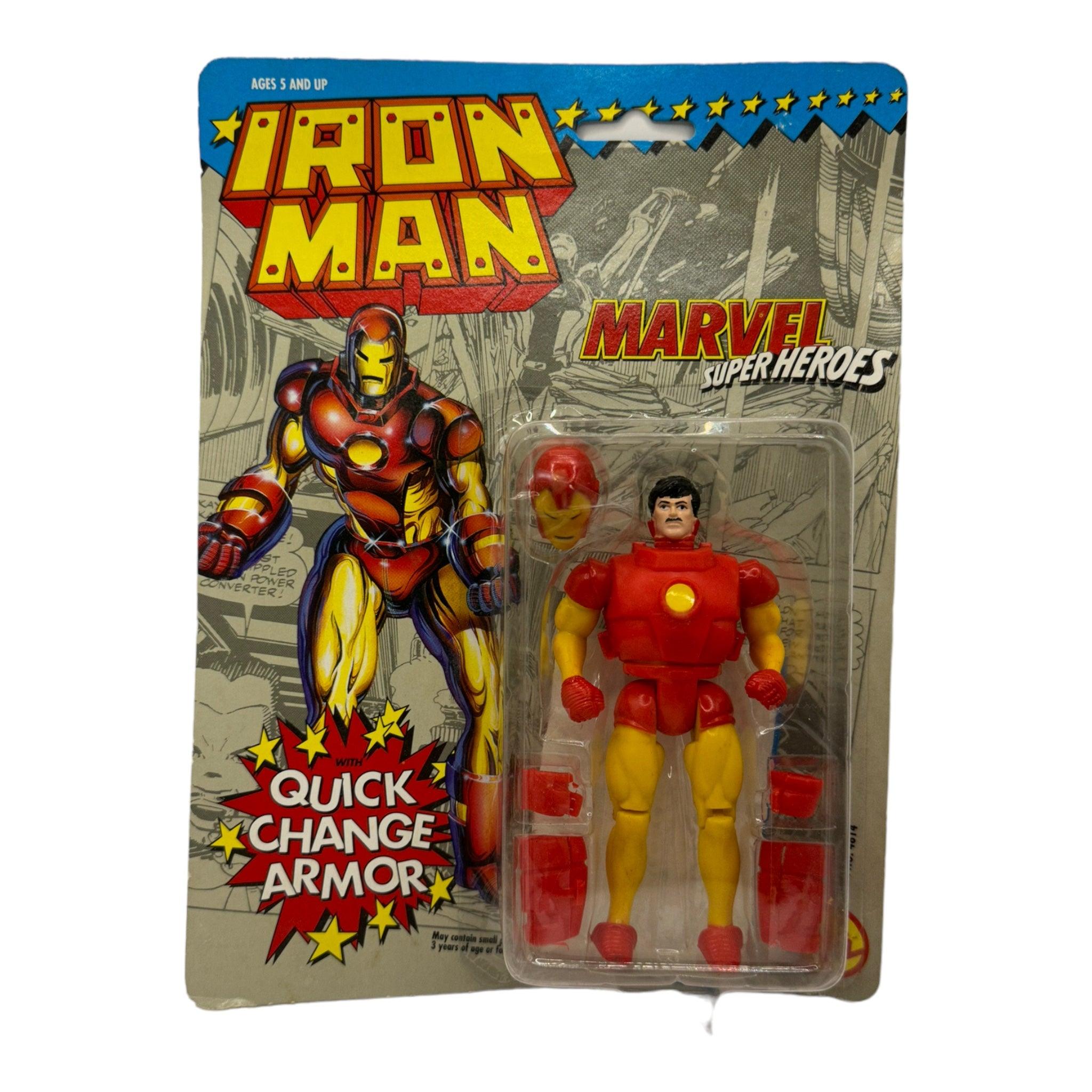 1991 TOYBIZ MARVEL SUPER HEROES SERIES 2 IRON MAN AF - Kings Comics