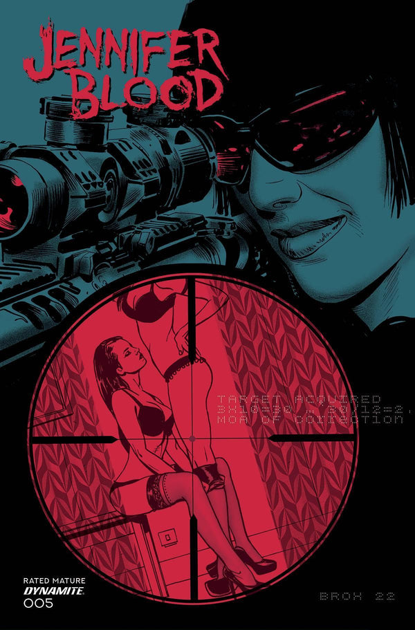 JENNIFER BLOOD VOL 2 #5 CVR N 7 COPY FOC INCV BROXTON RISQUE ORIGI