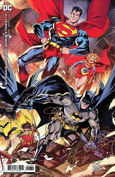 BATMAN SUPERMAN WORLDS FINEST (2022) #13 CVR D INC 1:25 FICO OSSIO CARD STOCK VAR