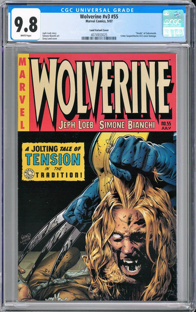 CGC WOLVERINE V3 #55 LAND VARIANT COVER (9.8)