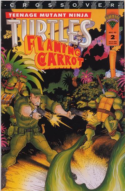 TEENAGE MUTANT NINJA TURTLES FLAMING CARROT CROSSOVER (1993) #2 (VF/NM)