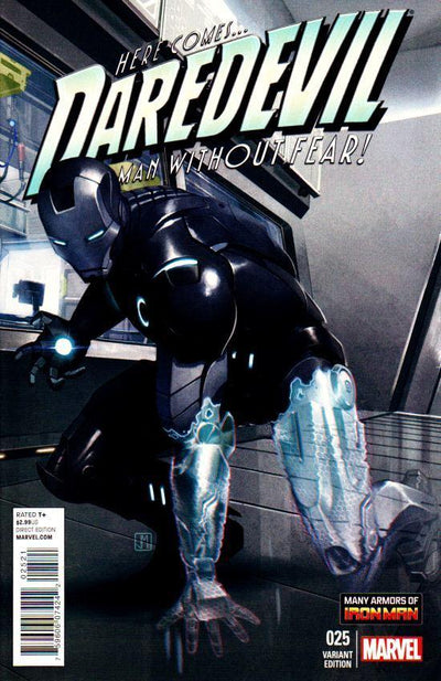 DAREDEVIL (2011) #25 IRON MAN MANY ARMORS VAR