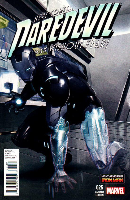 DAREDEVIL (2011) #25 IRON MAN MANY ARMORS VAR