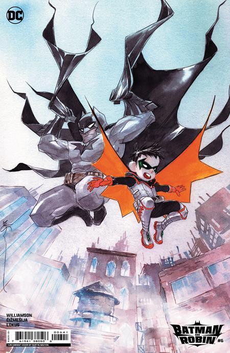 BATMAN AND ROBIN VOL 3 (2023) #6 CVR D INC 1:25 DUSTIN NGUYEN CARD STOCK VAR - Kings Comics