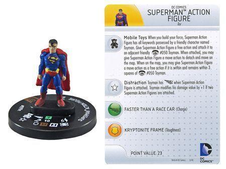 DC HEROCLIX - SUPERMAN AND THE LEGION OF SUPERHEROES - SUPERMAN ACTION - LIMITED EDITION