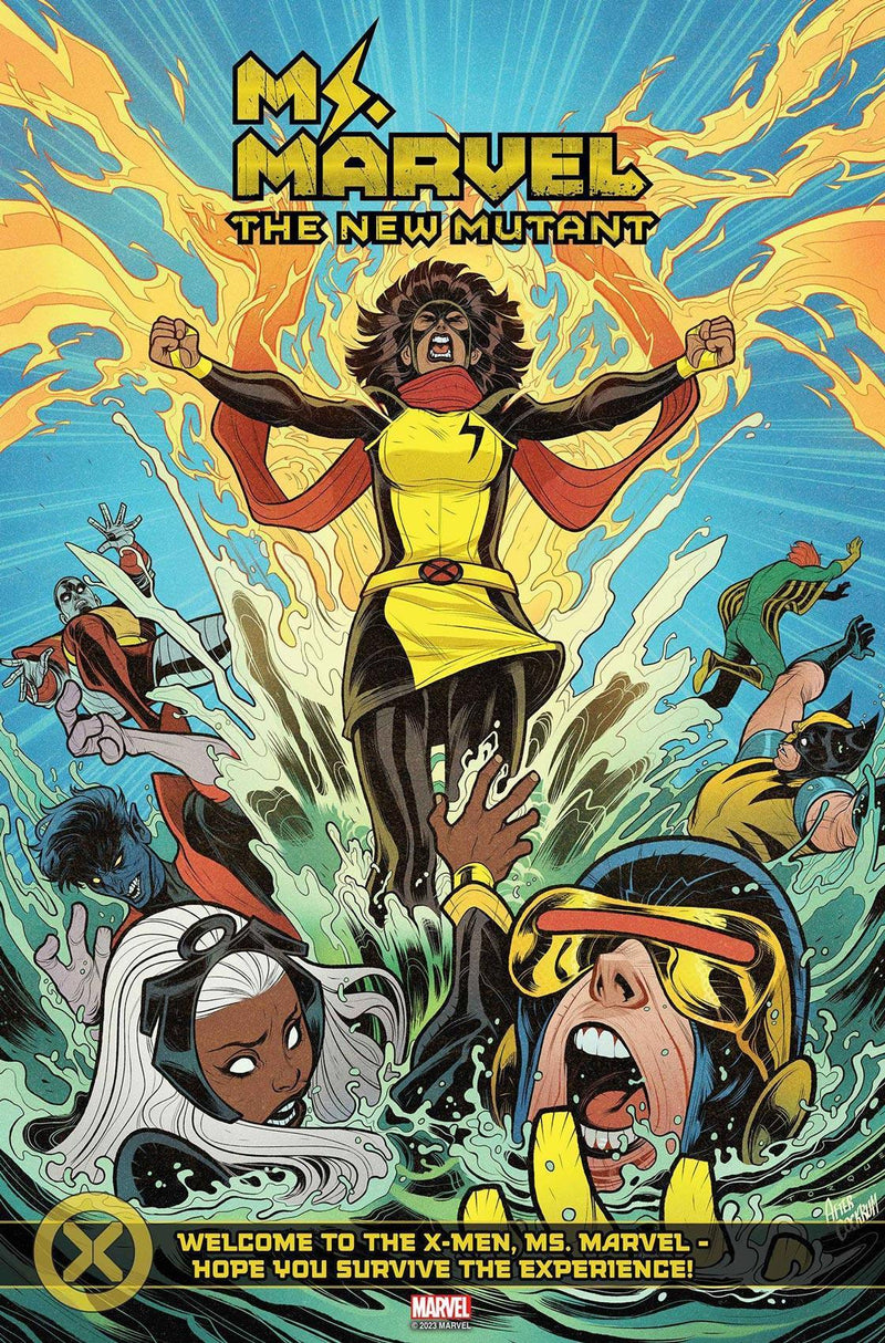 MS MARVEL NEW MUTANT (2023) #1 ELIZABETH TORQUE TEAM HOMAGE VAR