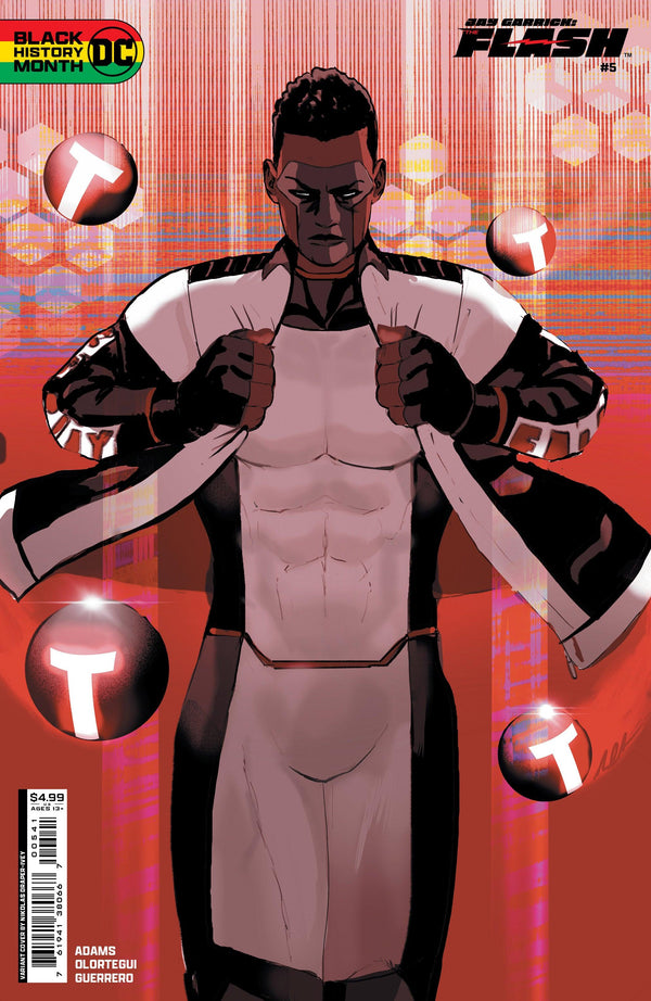 JAY GARRICK THE FLASH (2023) #5 CVR D NIKOLAS DRAPER-IVEY BLACK HISTORY MONTH CARD STOCK VAR