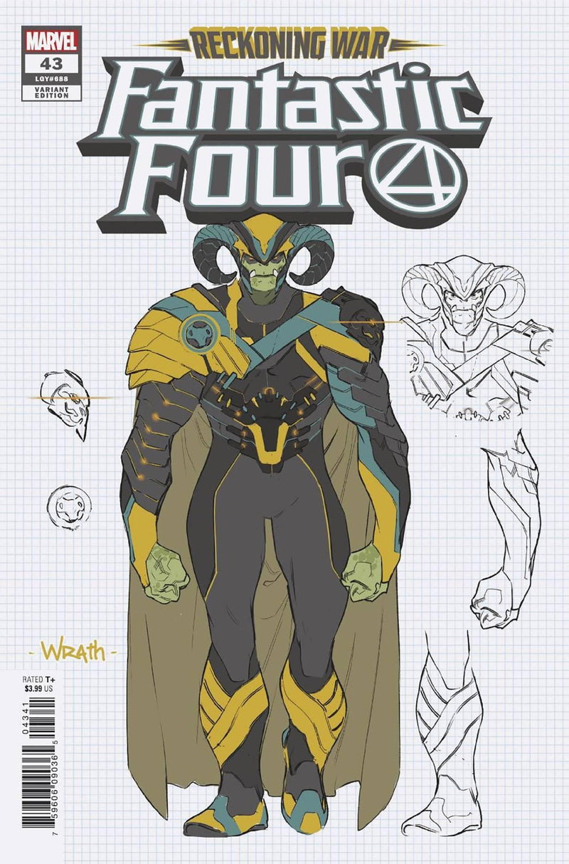 FANTASTIC FOUR VOL 6 (2018) #43 SILVA CONCEPT ART VAR