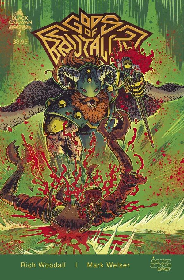 GODS OF BRUTALITY #2 CVR B 10 COPY RICH WOODALL UNLOCK