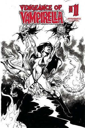 VENGEANCE OF VAMPIRELLA VOL 2 #11 11 COPY CASTRO B&W FOC INCV - Kings Comics
