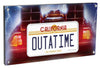 BACK TO THE FUTURE 35TH ANNIVERSARY 2020 10oz SILVER LICENSE PLATE COIN