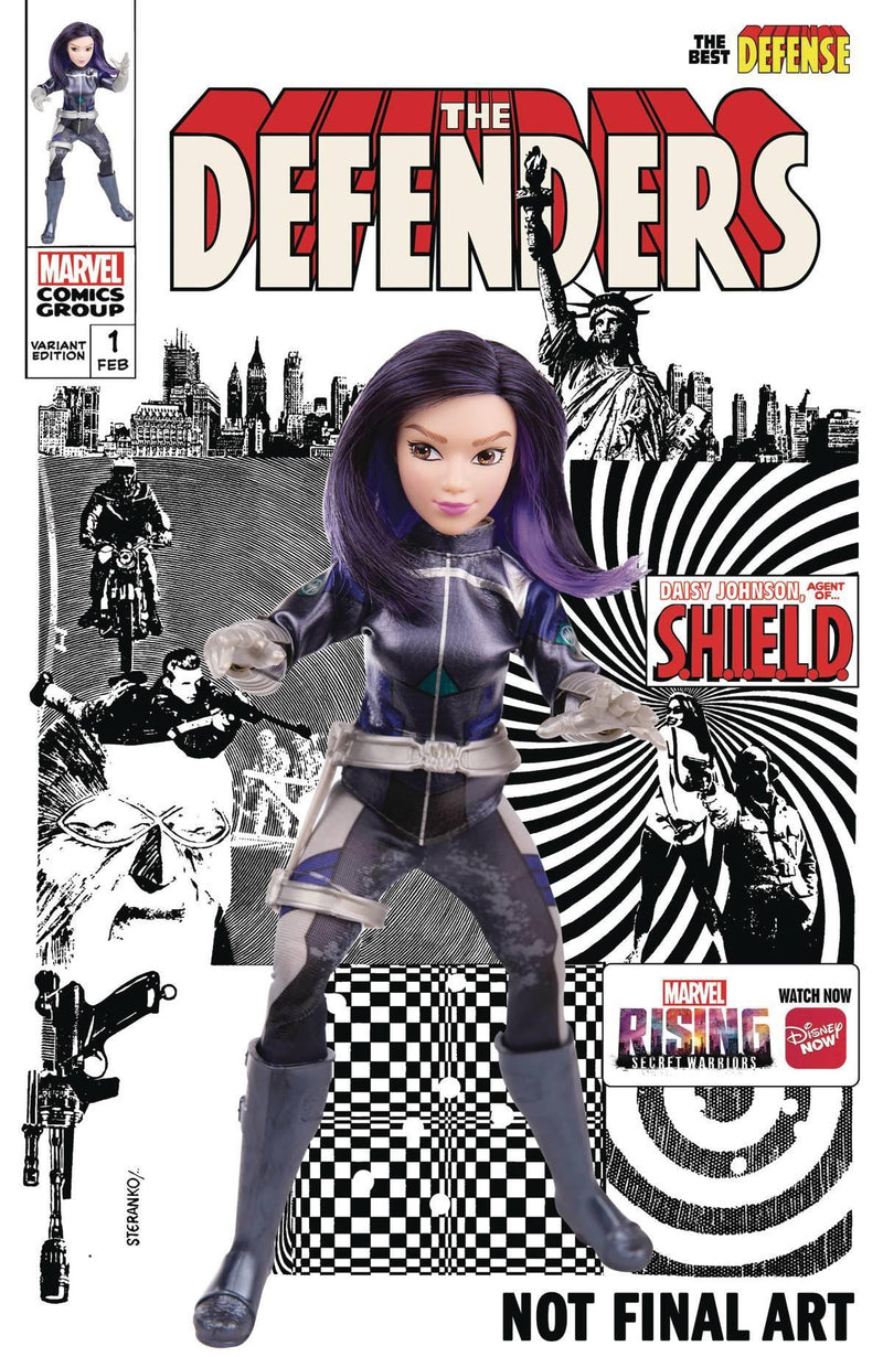 DEFENDERS BEST DEFENSE #1 MARVEL RISING DOLL HOMAGE VAR