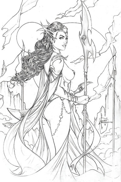 DEJAH THORIS VOL 3 #1 10 COPY TUCCI PENCIL INCV