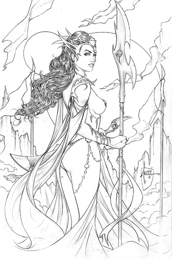 DEJAH THORIS VOL 3 #1 10 COPY TUCCI PENCIL INCV