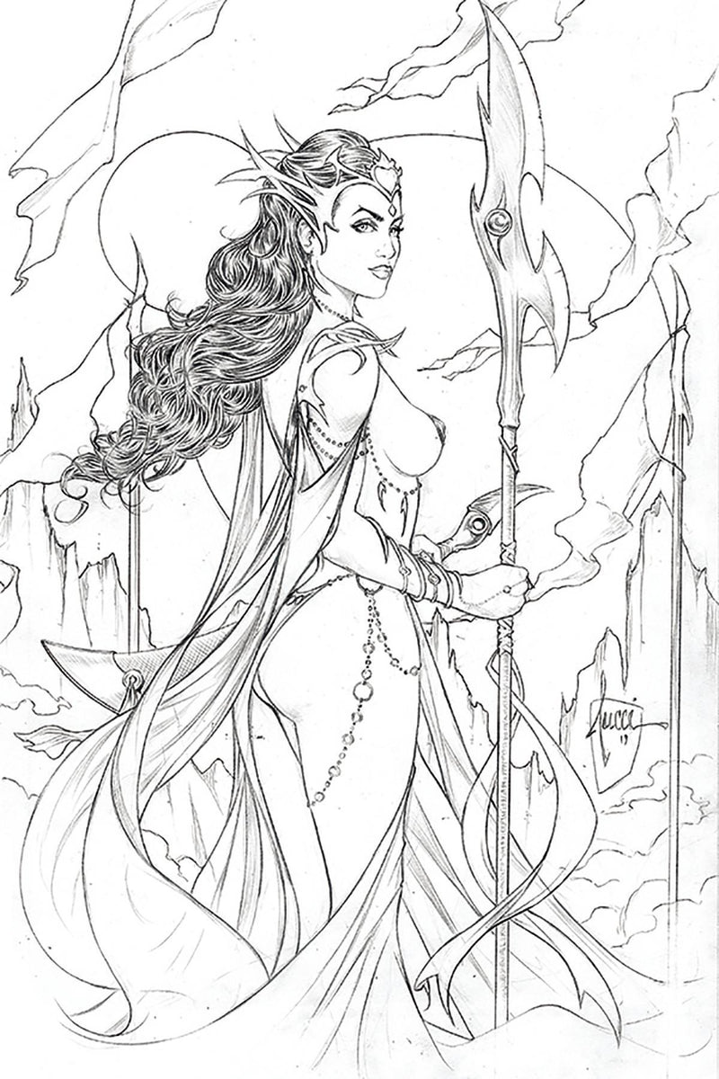 DEJAH THORIS VOL 3 #1 10 COPY TUCCI PENCIL INCV