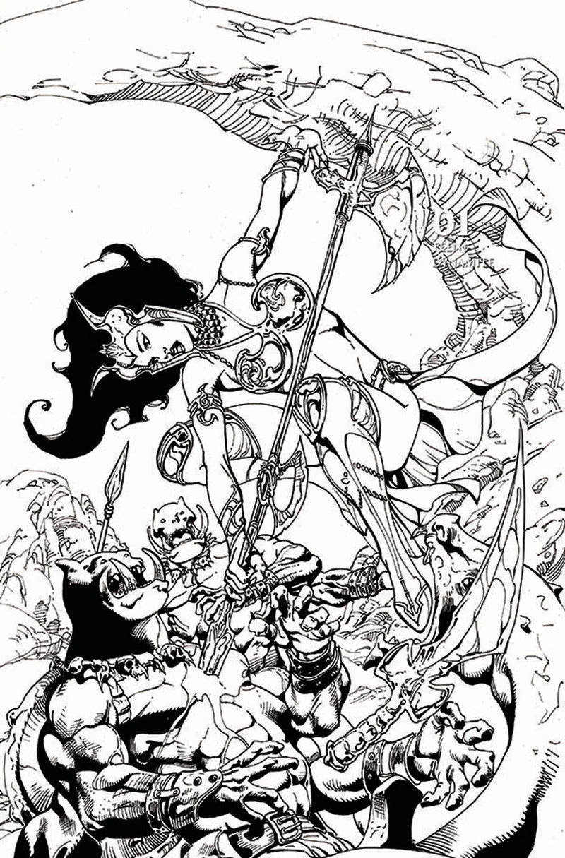 DEJAH THORIS VOL 3 #1 11 COPY CASTRO B&W VIRGIN FOC INCV