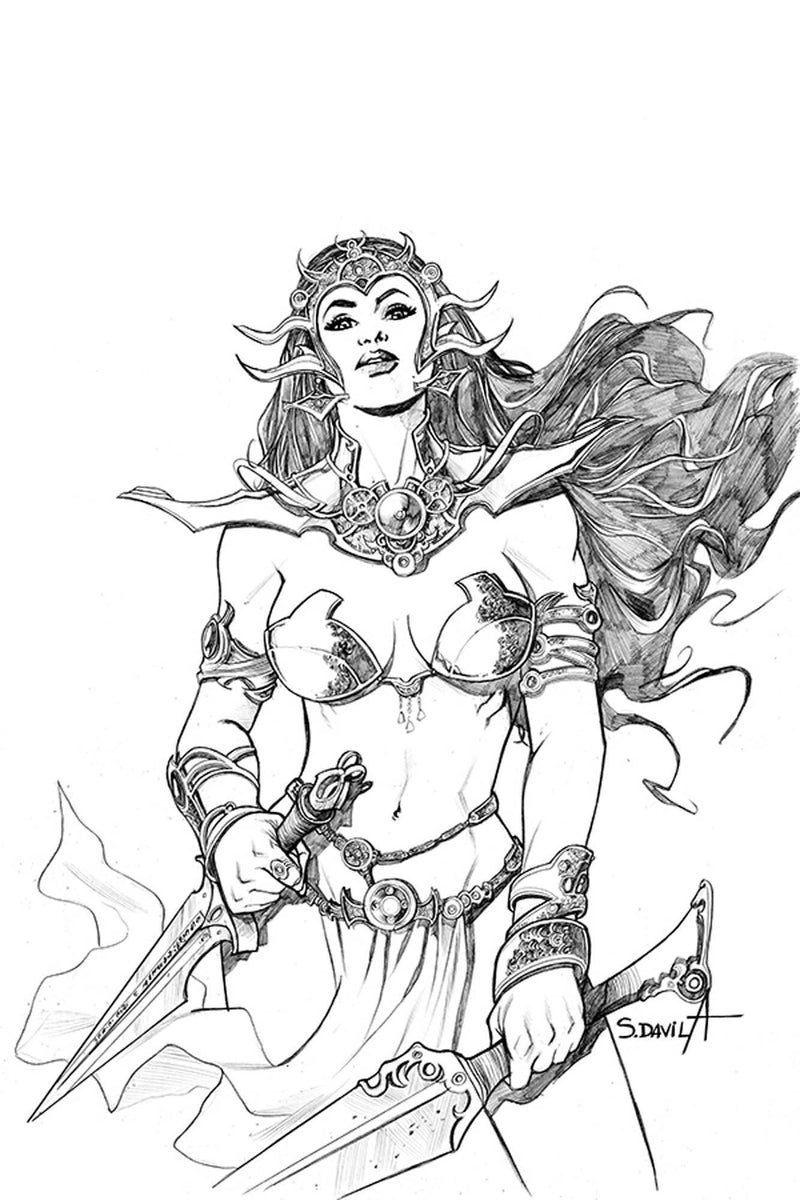 DEJAH THORIS VOL 3 #2 11 COPY CASTRO B&W VIRGIN FOC INCV