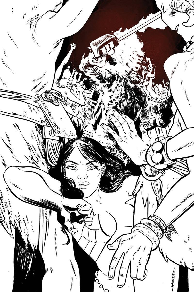 DEJAH THORIS VOL 3 #2 15 COPY HENDERSON B&W FOC INCV