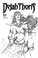 DEJAH THORIS VOL 3 #2 7 COPY DAVILA B&W FOC INCV