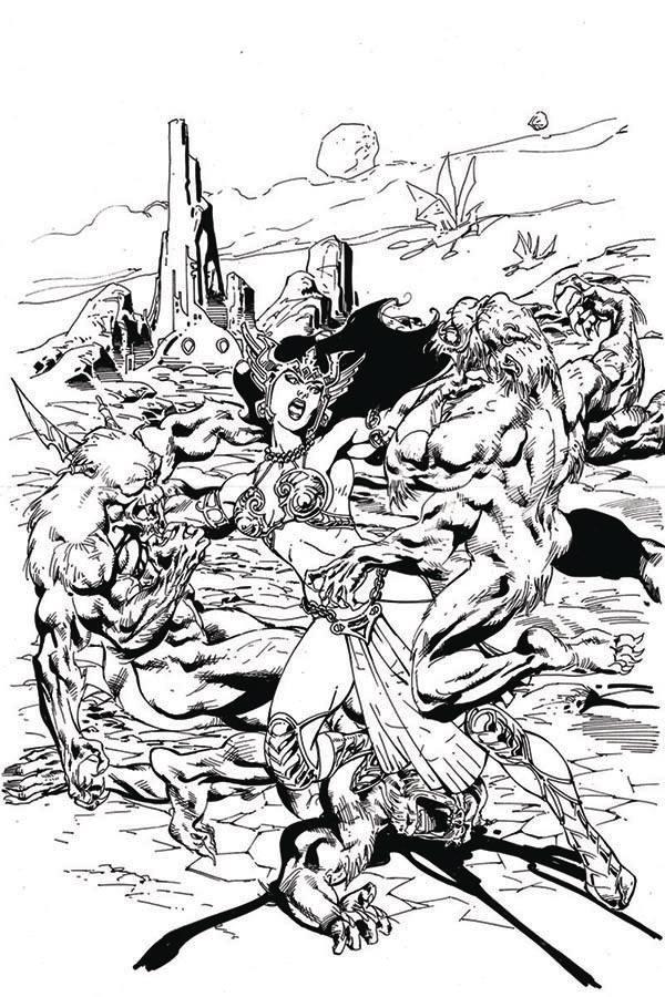 DEJAH THORIS VOL 3 #3 11 COPY CASTRO B&W VIRGIN FOC INCV