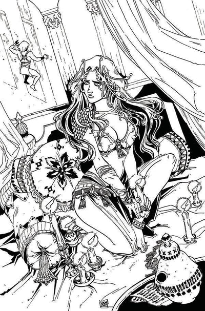 DEJAH THORIS VOL 3 #3 15 COPY ANWAR B&W VIRGIN FOC INCV