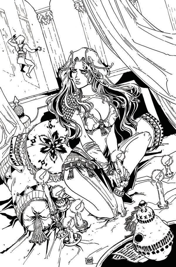 DEJAH THORIS VOL 3 #3 15 COPY ANWAR B&W VIRGIN FOC INCV