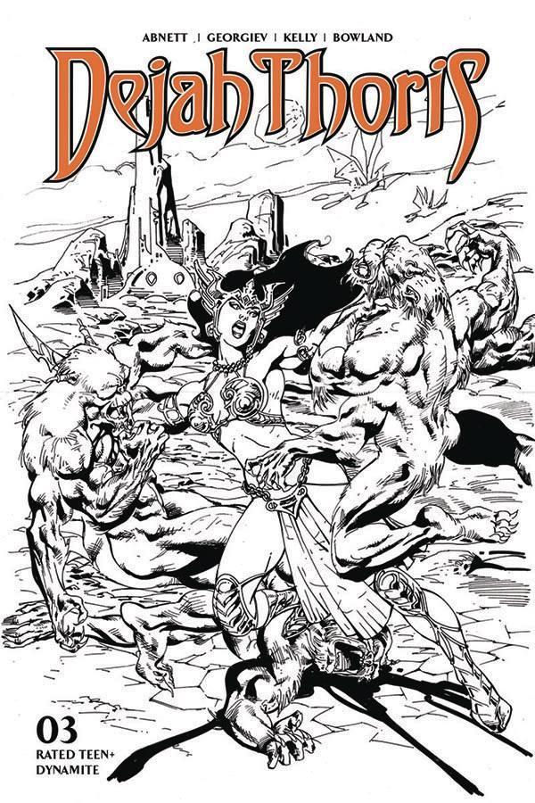 DEJAH THORIS VOL 3 #3 7 COPY CASTRO B&W FOC INCV - Kings Comics