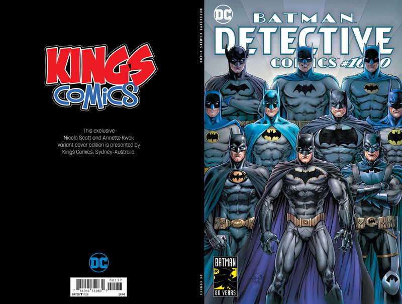 DETECTIVE COMICS VOL 2 #1000 EXCLUSIVE KINGS COMICS *SIGNED* NICOLA SCOTT VAR ED