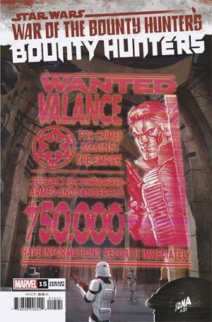 STAR WARS BOUNTY HUNTERS (2020) #15 WANTED POSTER VAR WOBH - Kings Comics