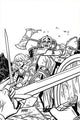 VAMPIRELLA RED SONJA #10 15 COPY LEONARDO B&W VIRGIN FOC INC