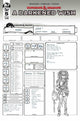 DUNGEONS & DRAGONS A DARKENED WISH #5 CVR B CHARACTER SHEET
