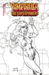 VAMPIRELLA VS SUPERPOWERS (2023) #2 CVR H 10 COPY INCV LINSNER LINE ART - Kings Comics