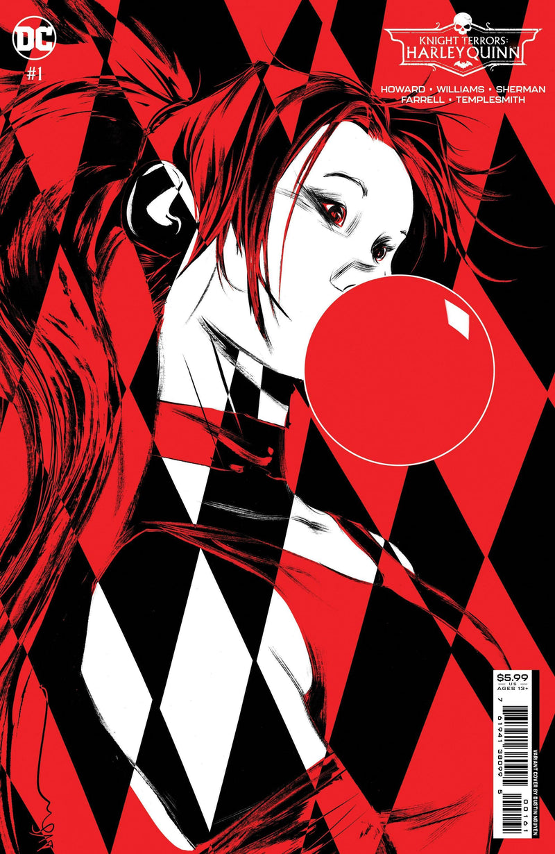 KNIGHT TERRORS HARLEY QUINN (2023) #1 CVR D DUSTIN NGUYEN MIDNIGHT CARD STOCK VAR