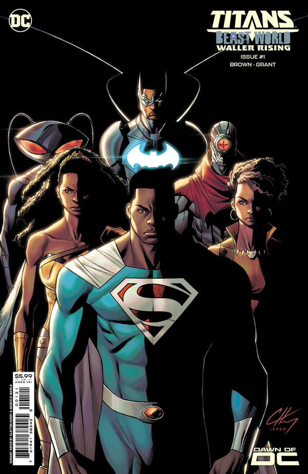 TITANS BEAST WORLD WALLER RISING (2023) #1 (ONE SHOT) CVR B CLAYTON HENRY CARD STOCK VAR