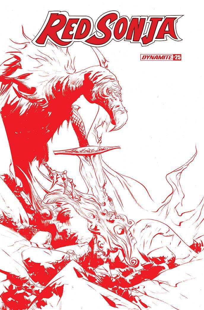 RED SONJA VOL 8 #25 21 COPY LEE TINT FOC INCV