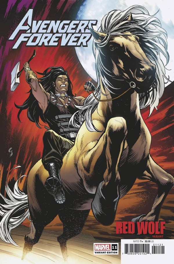 AVENGERS FOREVER VOL 2 #11 SHAW RED WOLF VAR