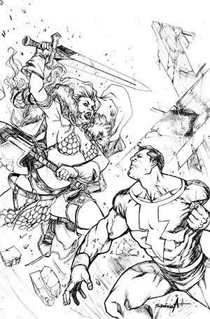 RED SONJA THE SUPERPOWERS #2 11 COPY DAVILA B&W VIRGIN FOC I