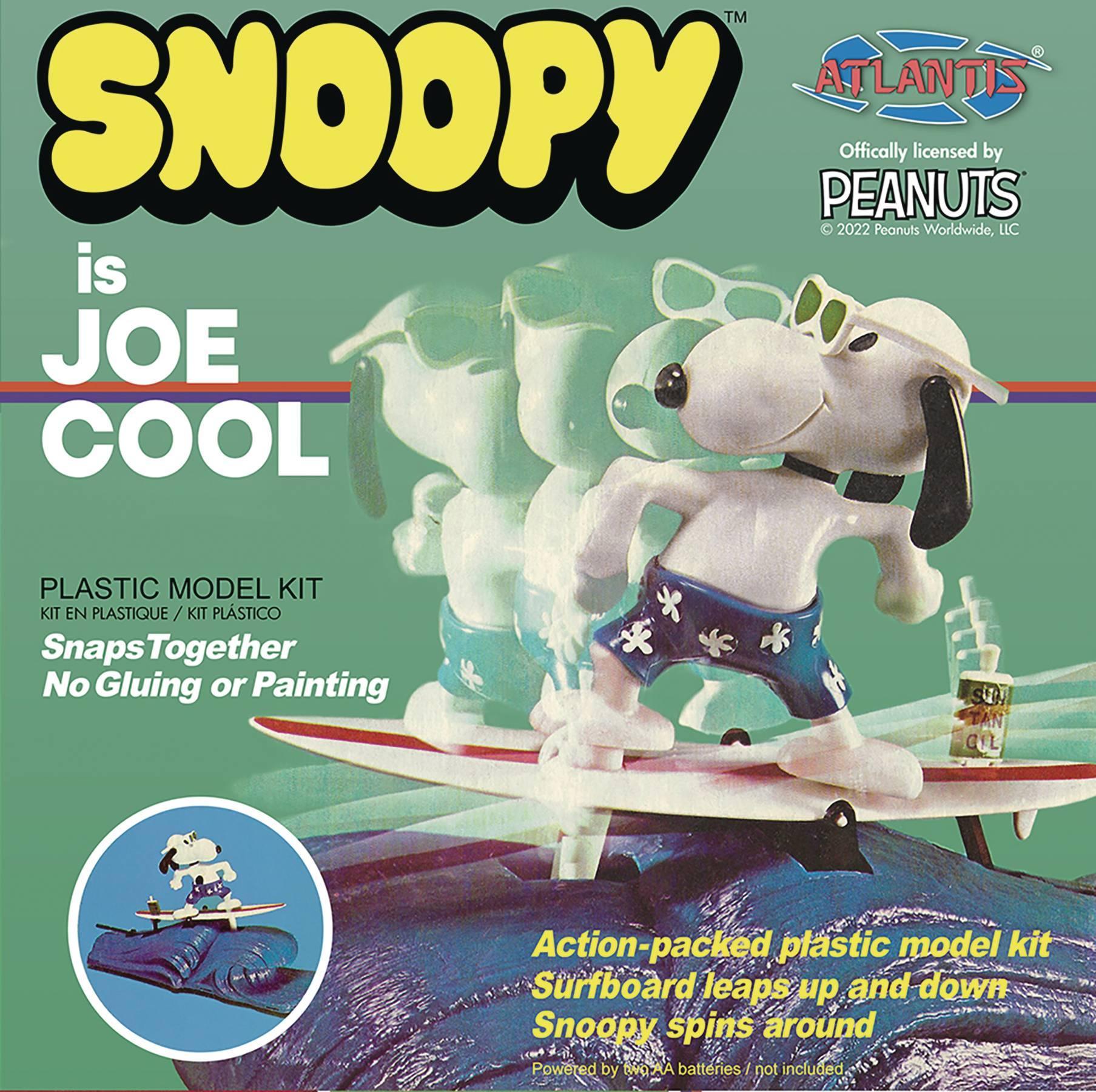 SNOOPY IS JOE COOL MOTORIZED MODEL KIT - Kings Comics