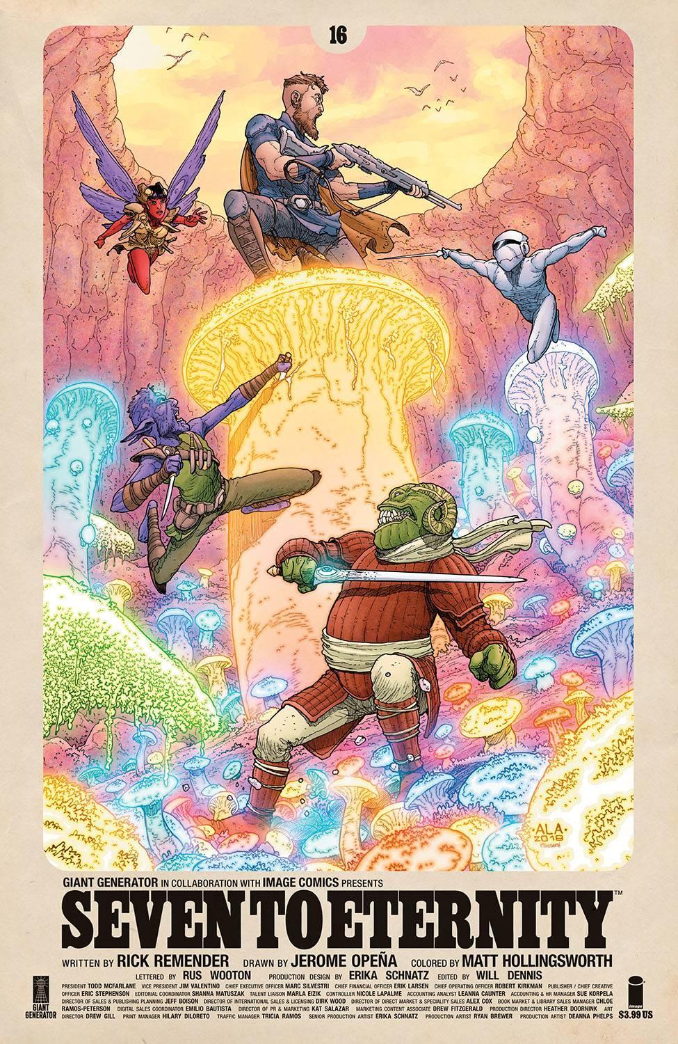 SEVEN TO ETERNITY #16 CVR B ARAUJO - Kings Comics