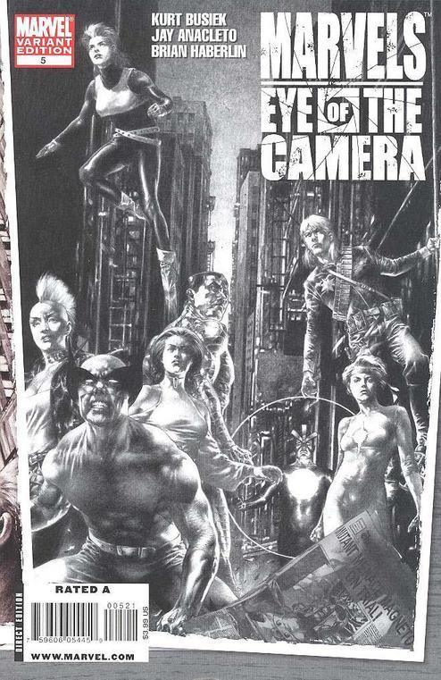 MARVELS EYE OF CAMERA #5 B & W VAR
