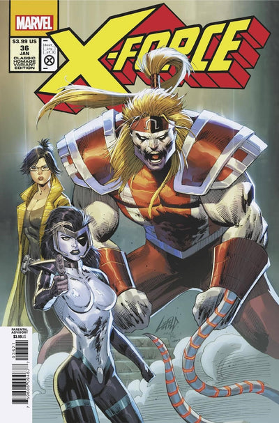 X-FORCE VOL 6 (2019) #36 LIEFELD CLASSIC HOMAGE VAR