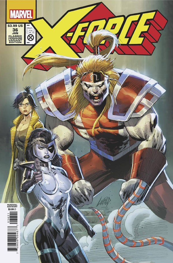 X-FORCE VOL 6 (2019) #36 LIEFELD CLASSIC HOMAGE VAR