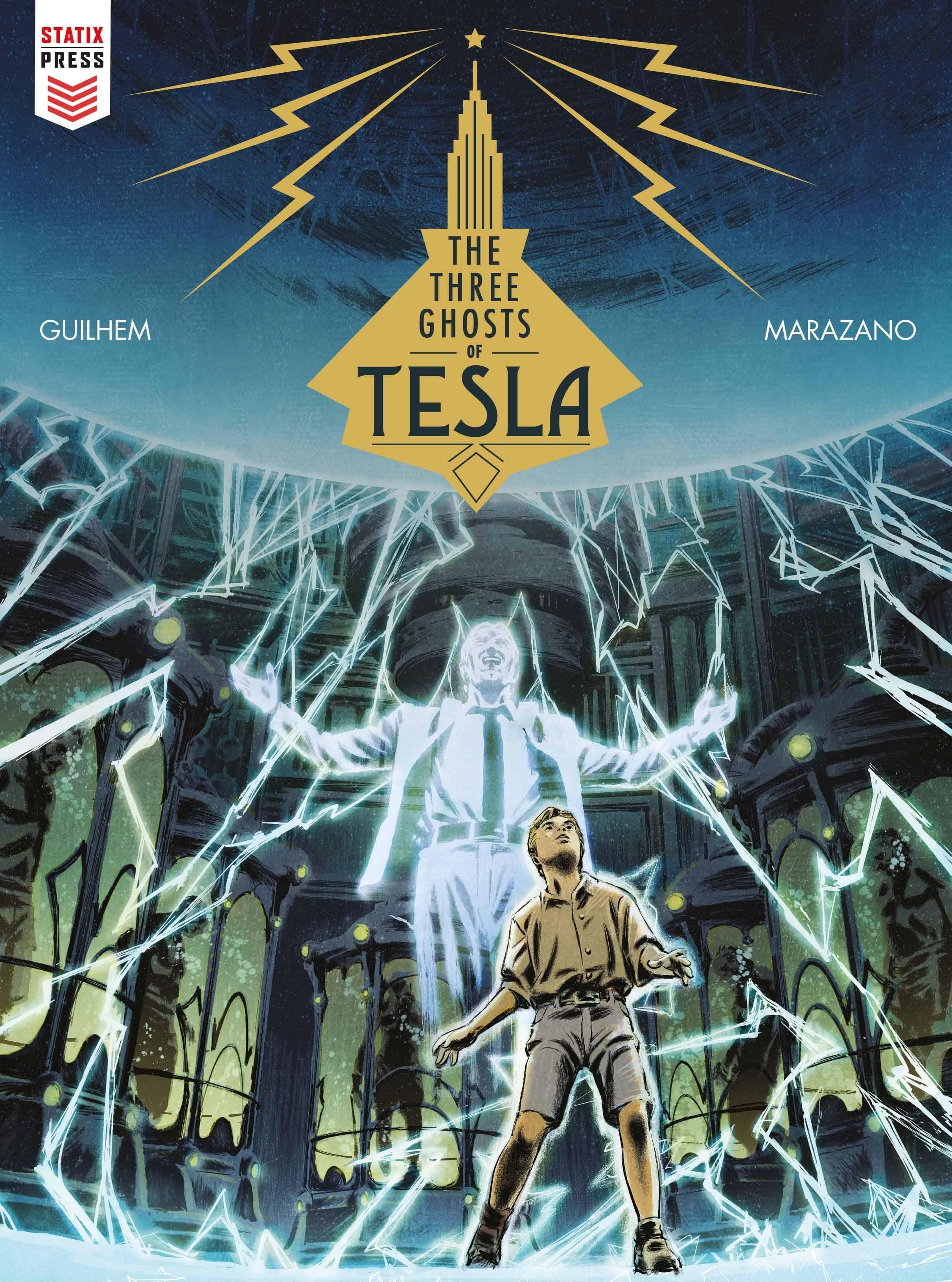 THREE GHOSTS OF TESLA HC - Kings Comics