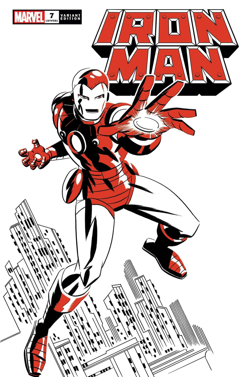 IRON MAN VOL 6 #7 MICHAEL CHO IRON MAN TWO-TONE VAR
