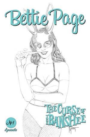 BETTIE PAGE & CURSE OF THE BANSHEE #1 15 COPY MYCHAELS PENCILS INCV