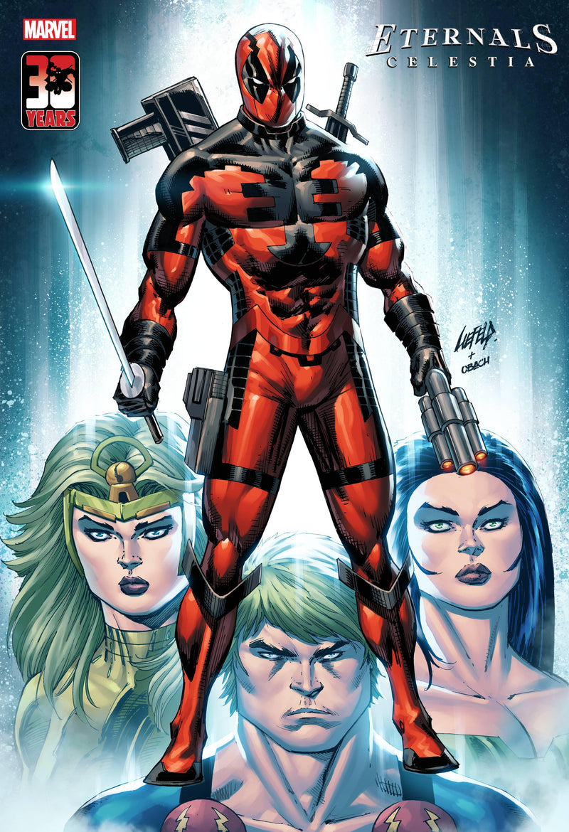 ETERNALS CELESTIA #1 LIEFELD DEADPOOL 30TH VAR
