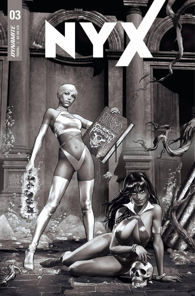 NYX (DYNAMITE) #3 CVR E 10 COPY INCV MATTEONI B&W