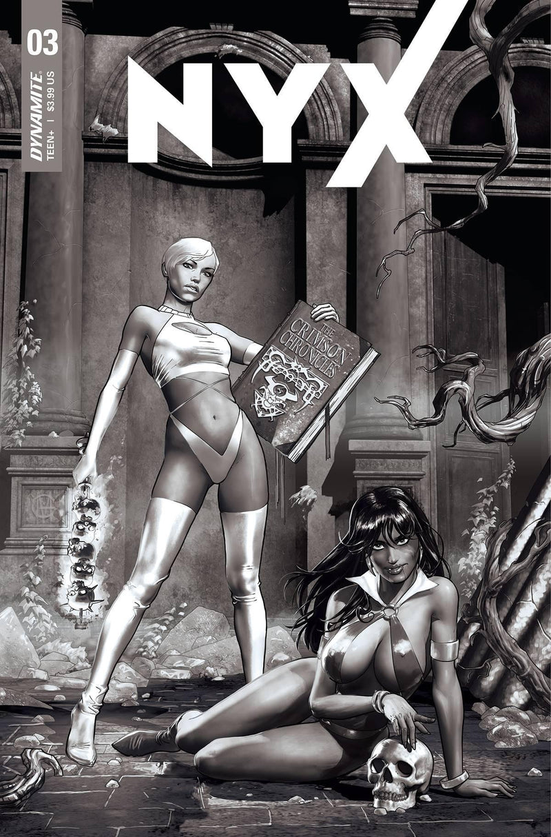 NYX (DYNAMITE) #3 CVR E 10 COPY INCV MATTEONI B&W