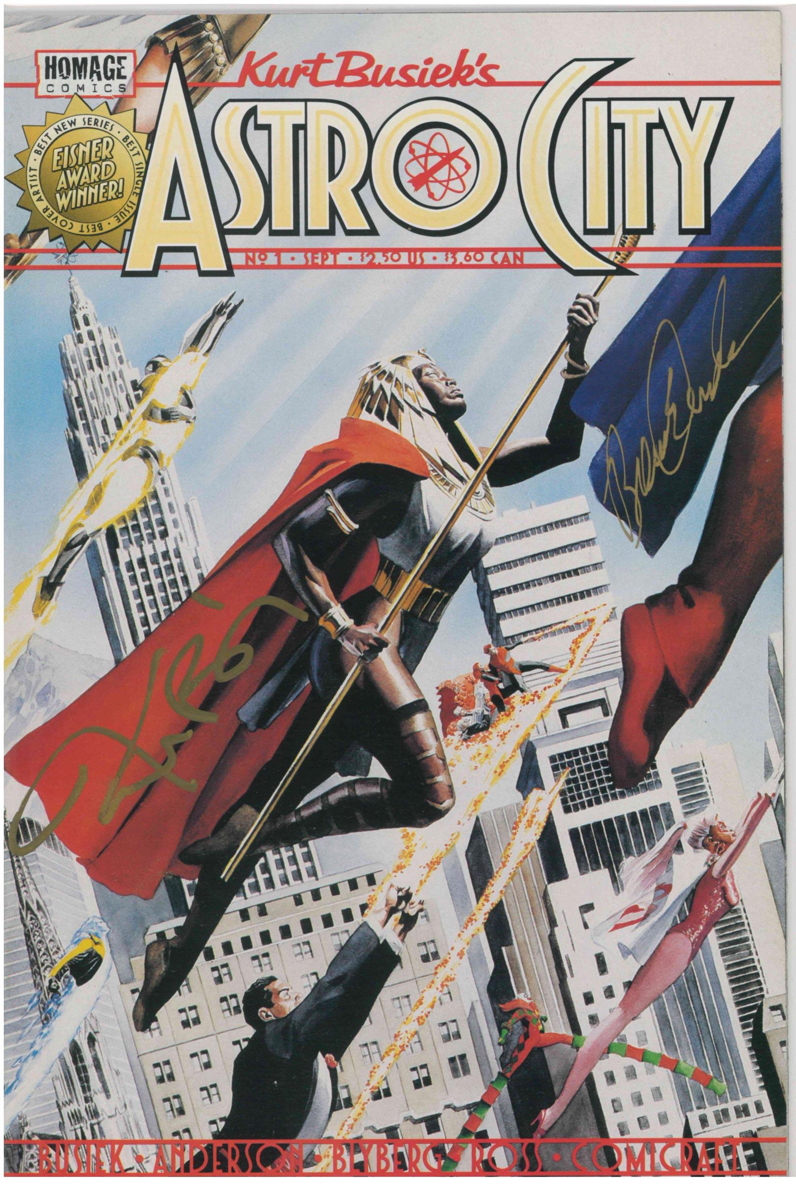 ASTRO CITY (1996) #1 - SIGNED BY KURT BUSIEK AND BRENT ANDERSON - Kings Comics