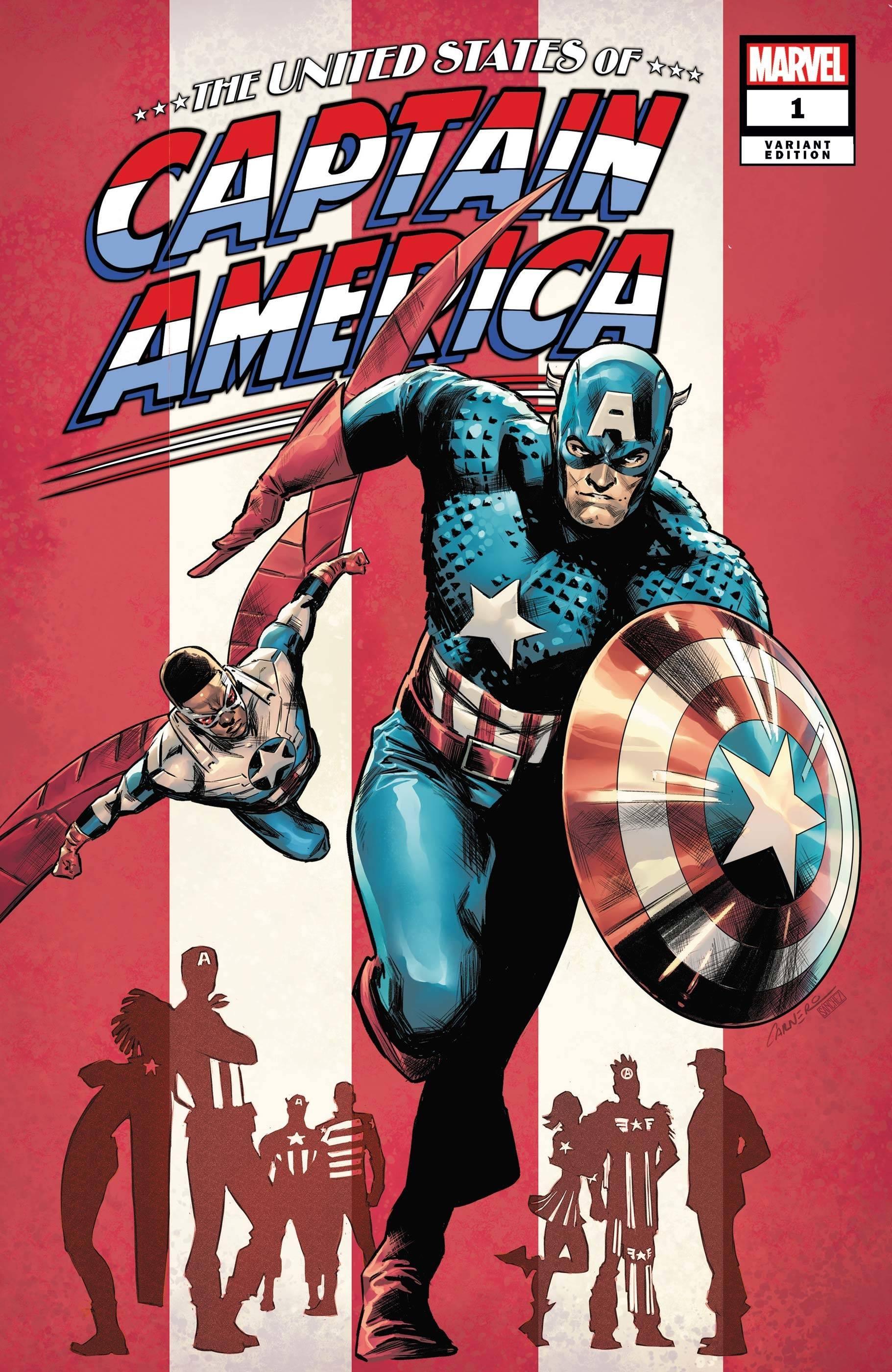 UNITED STATES CAPTAIN AMERICA #1 CARNERO VAR - Kings Comics